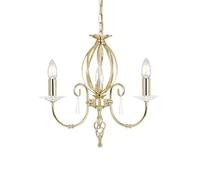 Elstead Lighting Aegean Suspension, E14, AG3-POL-BRASS,