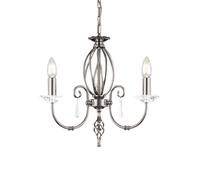 Elstead Lighting Aegean Suspension, E14, AG3-POL-NICKEL,