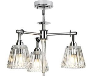 Elstead Lighting Agatha lampe suspendue 4x3 W chrome BATH-AGATHA3P-PC