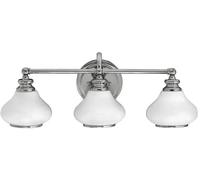 Elstead Lighting Ainsley applique murale 3x3 W chrome HK-AINSLEY3-BATH