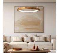 Elstead Lighting Angular Suspension LED, QN-ANGULAR-RING-LED-80-TEAK,