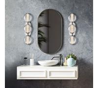 Elstead Lighting Atomo Applique murale LED à 3 sources lumineuses, QN-ATOMO-3W-PC,