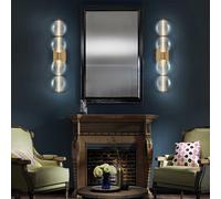 Elstead Lighting Atomo Applique murale LED à 4 sources lumineuses, QN-ATOMO-4W-BG,