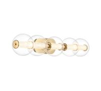 Elstead Lighting Atomo Applique murale LED à 5 sources lumineuses, QN-ATOMO-5W-BG,