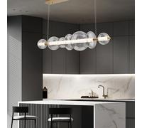 Elstead Lighting Atomo Suspension LED à 7 sources lumineuses, QN-ATOMO-LP7-BG,