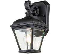 Lanterne maison applique murale lampe d'extérieur lumière entrée lumière verre clair classique