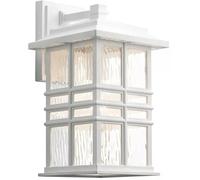 Elstead Lighting Beacon Square applique murale extérieure 1x60 W blanc KL-BEACON-SQUARE-M-WHT