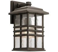 Elstead Lighting Beacon Square applique murale extérieure 1x60 W marron KL-BEACON-SQUARE-M-OZ