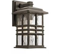 Elstead Lighting Beacon Square applique murale extérieure 1x60 W marron KL-BEACON-SQUARE-S-OZ