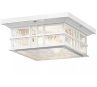 Elstead Lighting Beacon Square plafonnier extérieur 2x60 W blanc KL-BEACON-SQUARE-F-WHT