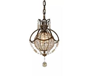Elstead Lighting Bellini lampe suspendue 1x60 W marron FE-BELLINI-P