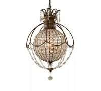 Elstead Lighting Bellini lampe suspendue 3x60 W marron FE-BELLINI3