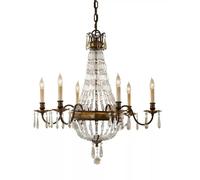 Elstead Lighting Bellini lampe suspendue 6x60 W marron FE-BELLINI6