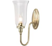 Elstead Lighting Blake applique murale 1x3 W laiton BATH-BLAKE2-PB