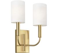 Elstead Lighting Brianna applique murale 2x60 W laiton FE-BRIANNA2-BB