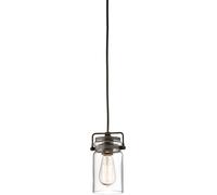 Elstead Lighting Brinley lampe suspendue 1x60 W marron KL-BRINLEY-MP-OZ