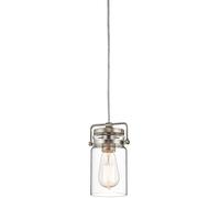 Elstead Lighting Brinley lampe suspendue 1x60 W nickel KL-BRINLEY-MP-NI