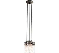 Elstead Lighting Brinley lampe suspendue 3x60 W marron KL-BRINLEY3-OZ