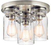 Elstead Lighting Brinley plafonnier 3x60 W nickel KL-BRINLEY-F-NI