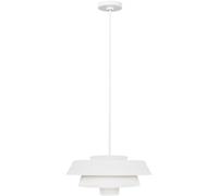 Elstead Lighting Brisbin lampe suspendue 1x60 W blanc FE-BRISBIN-MW