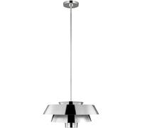 Elstead Lighting Brisbin lampe suspendue 1x60 W nickel FE-BRISBIN-PN