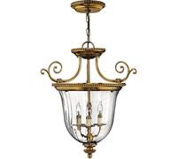 Elstead Lighting Cambridge lampe suspendue 3x60 W laiton HK-CAMBRIDGE-P-S