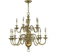 Elstead Lighting Cambridge lampe suspendue x40 W laiton HK-CAMBRIDGE15