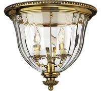 Elstead Lighting Cambridge plafonnier 2x60 W laiton HK-CAMBRIDGE-F-B