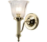 Elstead Lighting Carroll applique murale 1x3 W laiton BATH-CARROLL1-PB