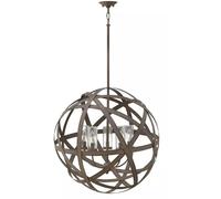 Elstead Lighting Carson suspension extérieure 5x40 W fer HK-CARSON-5P