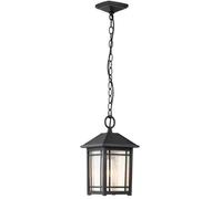 Suspension lampe d'extérieur lampe de balcon aluminium verre IP44 suspension 1 ampoule