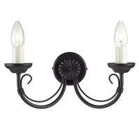 Elstead Lighting Chartwell applique murale 2x60 W noir CH2-BLACK
