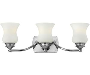 Elstead Lighting Constance applique murale 3x3 W chrome HK-CONSTANCE3-BATH