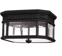 Elstead Lighting Cotswold Lane plafonnier extérieur 2x60 W noir FE-COTSLN-F-BK