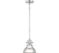 Elstead Lighting Emery lampe suspendue 1x60 W argenté QZ-EMERY-P-S-IS