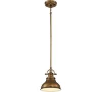 Elstead Lighting Emery lampe suspendue 1x60 W laiton QZ-EMERY-P-S-WS