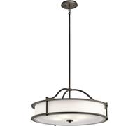 Elstead Lighting Emory lampe suspendue 4x60 W marron KL-EMORY-P-M-OZ