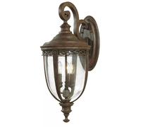 Elstead Lighting English Bridle applique murale extérieure 3x60 W marron FE-EB2-L-BRB