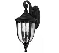 Elstead Lighting English Bridle applique murale extérieure 3x60 W noir FE-EB2-L-BLK