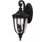 Elstead Lighting English Bridle applique murale extérieure 3x60 W noir FE-EB2-M-BLK