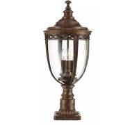 Elstead Lighting English Bridle lampadaire extérieur 3x60 W marron FE-EB3-L-BRB