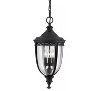 Elstead Lighting English Bridle suspension extérieure 3x60 W noir FE-EB8-L-BLK