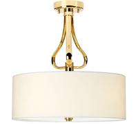 Elstead Lighting Falmouth lampe suspendue 3x3 W blanc-doré BATH-FALMOUTH-SF-FG