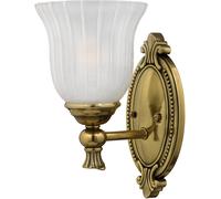 Elstead Lighting Francoise applique murale 1x3 W laiton HK-FRANCOISE1-BATH