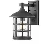 Applique murale extérieure applique verre IP44 noir applique extérieure H 30,1cm
