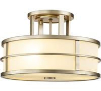 Elstead Lighting Fusion plafonnier 3x60 W laiton FE-FUSION-SF-PNBR