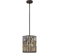 Elstead Lighting Gemma lampe suspendue 1x60 W marron HK-GEMMA-P-A-VBZ