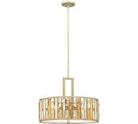 Elstead Lighting Gemma lampe suspendue 3x60 W argenté HK-GEMMA-P-C-SL