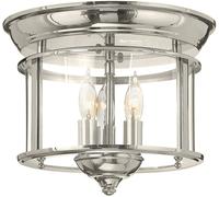 Elstead Lighting Gentry plafonnier 3x40 W nickel HK-GENTRY-F-PN