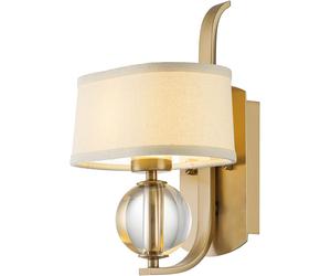 Elstead Lighting Gotham applique murale 1x3 W laiton QZ-GOTHAM1-BB